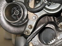 turbo compressor wheel and starter gear