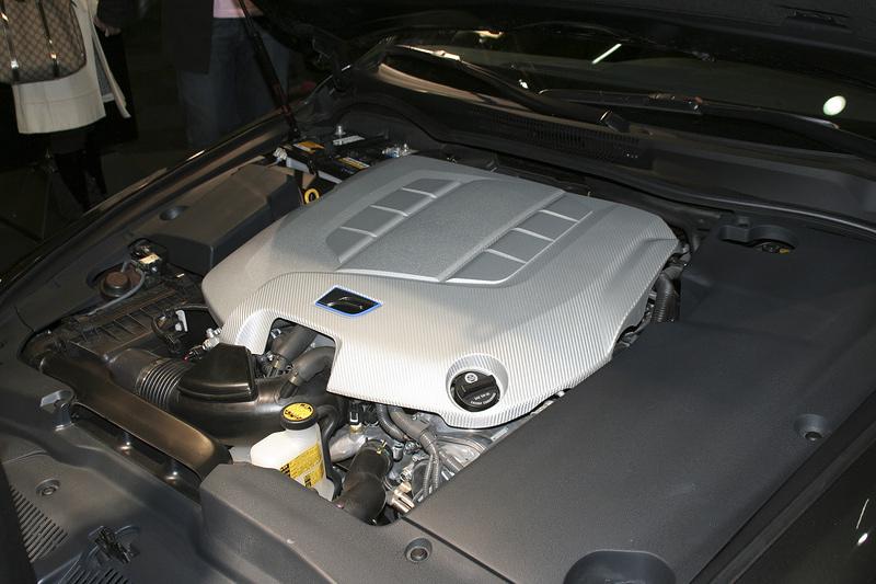 Lexus IS-F engine bay