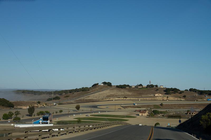 ...and the view over Laguna Seca raceway was in front of us!