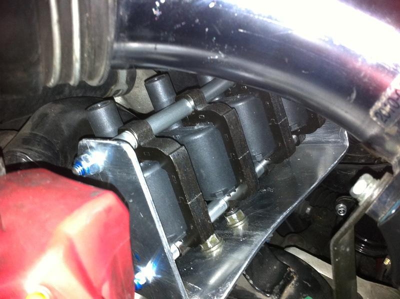 The ignition coils are installed