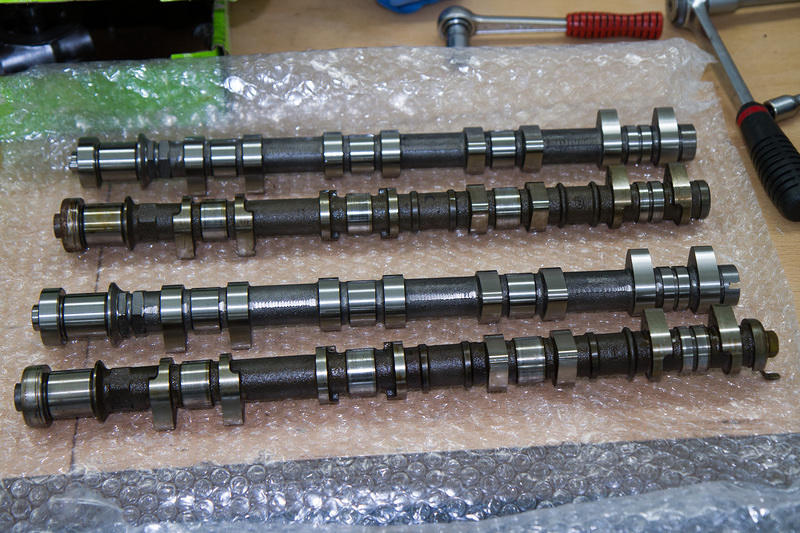 All four camshafts