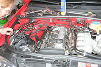 Audi A4 1.8T engine bay