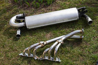Restaurated MR2 SW20 exhaust & IS200 stainless-steel exhaust man