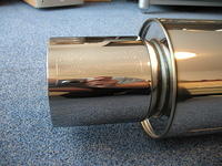 Polished tip with engraving