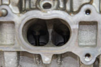 One of the intake ports